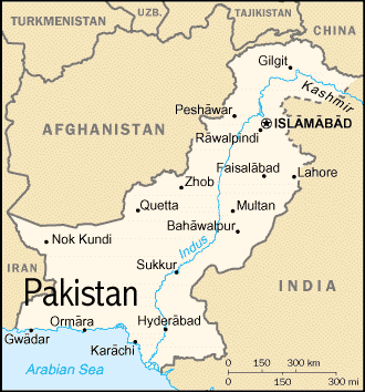 Map of Pakistan